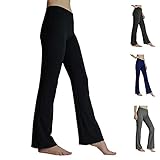 HeTaiDa Damen Jogginghose, schnell trocknende Sporthose mit versteckten Taschen, mittlhohe...