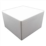 Styroporbox/Thermobox - 11,5 Liter - 33,5 x 33,5 x 21,5 cm/Wandstärke 3 cm -...