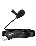 MillSO Mini USB PC Mikrofon USB Lavalier Omnidirektionales Kondensator Mikrofon...