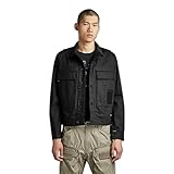 G-STAR RAW Herren Unisex Utility Flap Pocket Jacke, Schwarz (pitch black...