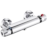 Solepearl Duscharmatur mit Thermostat Aufputz Duschthermostat Mischbatterie für Dusche...
