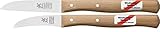 2er Set Gemüsemesser, kleines Küchenmesser, Schälmesser, Windmühlenmesser Klassiker...