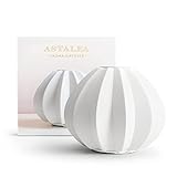 ASTALEA Aroma Diffuser für ätherische Öle weiß Keramik - 100 ml Ultraschall...