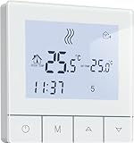 Thermostat Fussbodenheizung Wasser, Beok Thermostat Heizung Digital Raumthermostat...