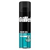 Gillette Classic Sensitive Bartpflege Rasiergel Männer (200 ml), für empfindliche Haut,...
