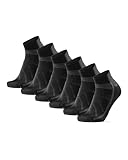 DANISH ENDURANCE Kurze Fahrradsocken, 3 Paar Low-Cut Radsocken, Leichte Radsportsocken,...