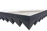 Pyramidenschaumstoff SELBSTKLEBEND TYP 100x50x5 Akustikschaumstoff Schalldämmmatten zur...