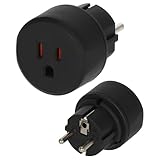 Brennenstuhl Reisestecker / Reiseadapter (Reise-Steckdosenadapter zum Anschluss...