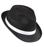 W WIDMANN MILANO Party Fashion - Gangster Hut aus Filz, Mafia Hut, Filzhut, Accessoire...