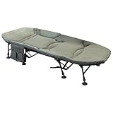Karpfenliege XXL Vlies Angelliege MK-Angelsport Bed Chair 8-Bein Liege mit...