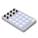 Keyboard-Controller, klein, praktisch, USB-Tastatur mit 16 Drum-Pads, Touch-Rod, kleiner...