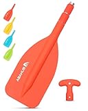Abahub 1PCS Teleskop Paddel 53-106cm Stechpaddel Notfall Paddel mit T-Griff...