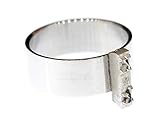 Miniblings Ring Schlagbuchstabe Fingerring Upcycling Schreibmaschine Silber -...