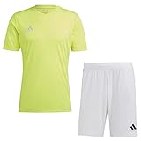 adidas Fußball Tabela 23 Trikotset Trikot Shorts Kinder solargelb weiß Gr 140
