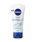 NIVEA 3in1 Care & Protect Hand Creme, für strapazierte Haut durch Handhygiene,...