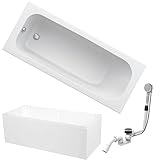 HOESCH Badewanne RIVIERA | Design Badewanne | Acryl | 160x70cm | KOMPLETTPAKET mit...