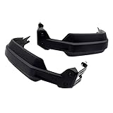 Slakerbe Motorrad Handschützer Griffschutz, Paar Schwarz Motorrad Handschützer aus ABS...