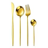 SDGBCXD, Besteckset, 24-teiliges Besteckset aus Edelstahl, Tafelbesteck, Besteckset,...