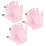Sibba 3 Paar Feuchtigkeitsspendende Handschuhe Für Die Nacht Touchscreen Handschuhe...