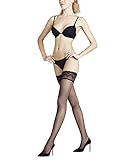 FALKE Damen Invisible Deluxe Stay Up Fein 8 DEN Schwarz Hautfarbe viele weitere Farben...