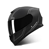 QJWMatic Motorradhelme Klapphelme Sturzhelm Street Modularhelm mit Doppelvisier...