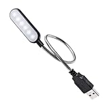 Buchlicht - LED Dimmbare Leselampe | USB Kleine Buchlampen | Kleine und Tragbare LED...