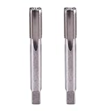 NJTHNTJR 2Pc 15mm M15 X 1 mm Pitch HSS Metric M15 Gewinde-Tap Rohr Taper...