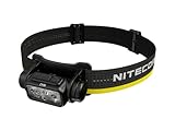 Nitecore Stirnlampe NU43, leicht, USB-C-aufladbare LED Kopflampe, 1400 Lumen, 130 m...