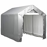 GuyAna Lagerzelt 180x300 cm Stahl Grau Carport Garden Shelter GeräTezelt Autozelt...