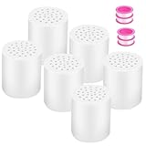 Frsoinor 20-Stufiger Duschfilter-Ersatzfilter, Nachfüllkartusche für Duschkopffilter Zur...