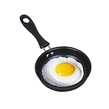 Demoyaya Antihaftbeschichtete Mini-Pfanne für ein Ei, 12 cm, Eierpfanne mit...