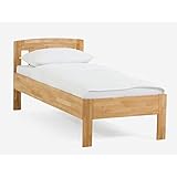DICO Massivholz Einzelbett Komfortbett Seniorenbett 420.03, Wildeiche Honig...