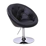 SVITA Havanna Cocktail-Sessel Lounge Clubsessel Drehsessel Retro Barhocker Kunstleder...
