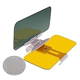 Auto Sonnenschutz, 2 in 1 Blendschutz Auto Sonnenblende, Tag Und Nacht Fahren...