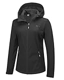 33,000ft Damen Softshelljacke Wasserdichte Winddichte Funktionsjacke Atmungsaktive...