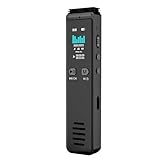 Fozriybefy Digitaler Sprachrekorder mit 32 GB, Bluetooth 5.0, Audioaktivierte Aufzeichnung...