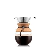 Bodum 11571-109 Pour Over Kaffeebereiter mit Permanentfilter 1 L, Mehrlagig,...