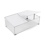 LINDER EXCLUSIV Frühbeet Gewächshaus Treibhaus Frühbeetkasten Alu 120 x 80 x...