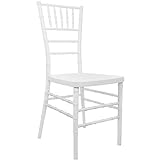 Advantage Chiavari-Stuhl, Kunstharz, Weiß