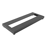 Pedalboard, Aluminiumlegierung Superleichter Kleiner Effekt mit Tragetasche für Gitarrist