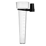 TFA Dostmann Analoger Regenmesser, 47.1015, Niederschlagsmesser, für den Garten, klar,...
