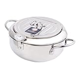 COLLBATH Topf Siebeinsatz Mit Thermometer Für Induktionsherd Und Gasherd Brattopf Aus...