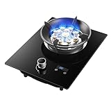 Tragbarer Gaskocher, 5,2 KW, 9 Hohlräume, Hohe Feuerzeit, Timerfunktion, for Caravan,...