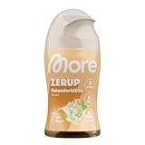 MORE Zerup, Holunderblüte, 65 ml, für bis zu 8 l Fertiggetränk, zuckerfreier Sirup mit...