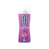 Durex Gleitgel 2-in-1 Massage Aloe Vera – Wasserbasiertes Gleitmittel mit pflegenden...
