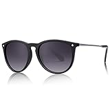 CARFIA Vintage Polarisierte Sonnenbrille für Damen Herren UV400 Schutz...