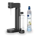Philips GoZero Soda maker Lite ADD4901BK/10, Schwarz, 1-Liter-Wasserflasche, CO2-Zylinder...