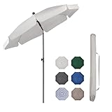 Sekey Sonnenschirm Balkon 200cm mit Schutzhülle Sonnenschirm Strand für Balkon...
