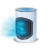LIVINGTON SmartChill - Klimagerät mit Wasserkühlung - Tragbares Klimagerät mit 3 Stufen...