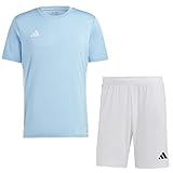 adidas Fußball Tabela 23 Trikotset Trikot Shorts Kinder hellblau weiß Gr 140